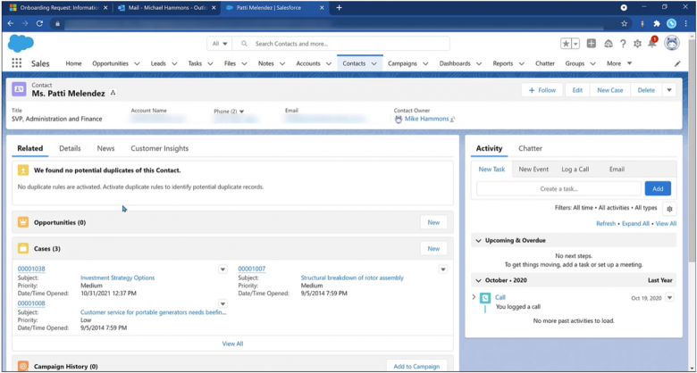 Dynamics 365 Integration with Salesforce Image